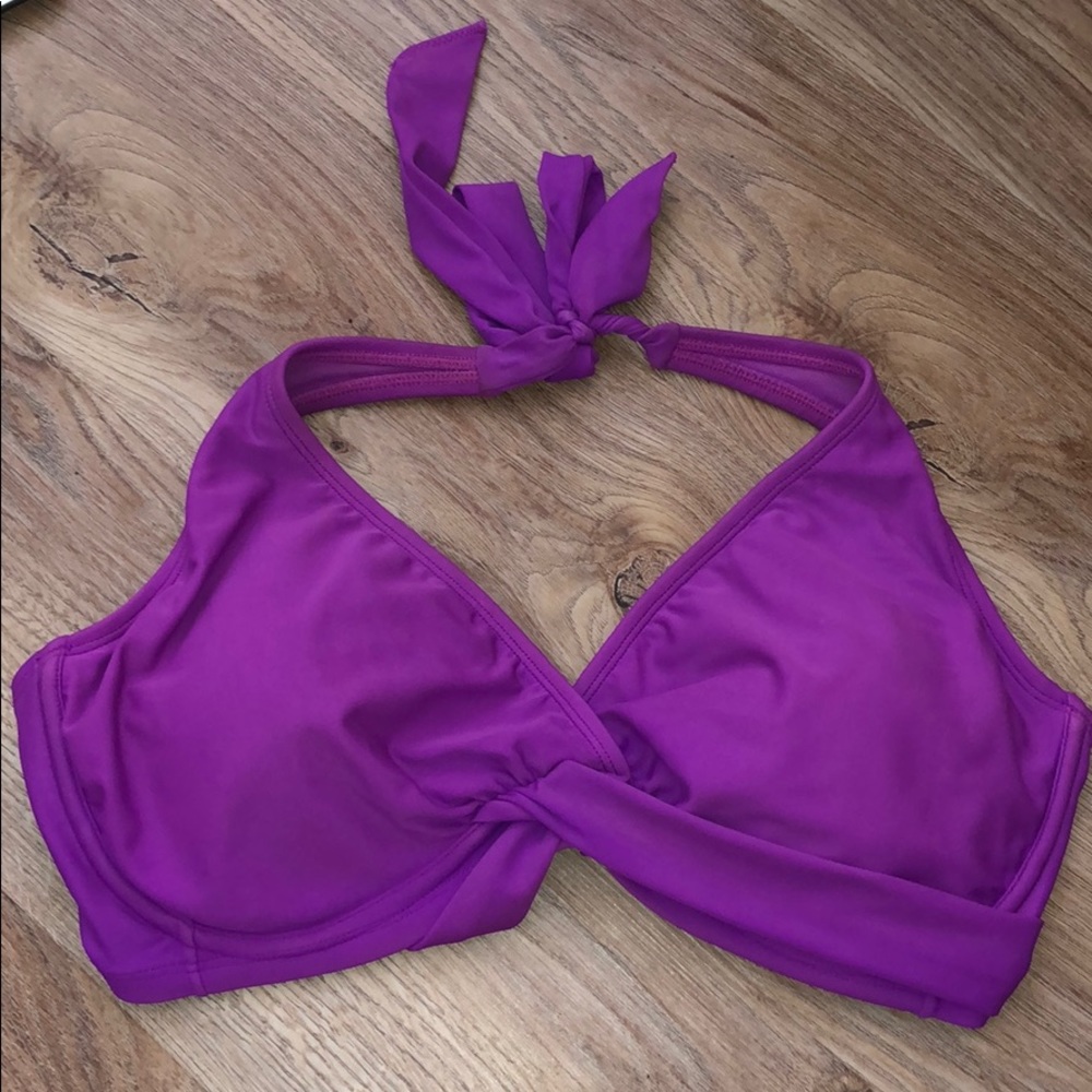 Athleta Purple Bikini Top